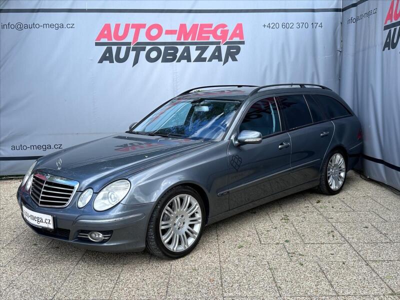 Mercedes-Benz Třídy E E 320 CDI Avantgarde, kombi, světle šedá, nafta, rv. 2008