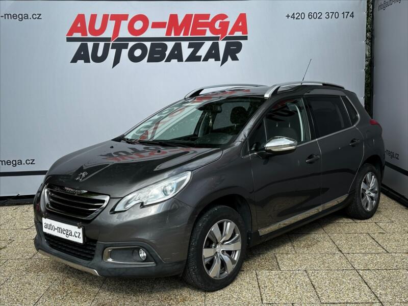 Peugeot 2008 1,2 i 60kW PureTech, ČR,1.maj, kombi, světle šedá, benzin, rv. 2015