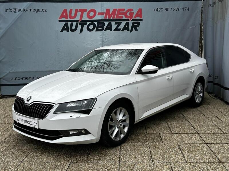 Škoda Superb 2,0 110kW DSG, CZ, sedan, bílá, nafta, rv. 2016