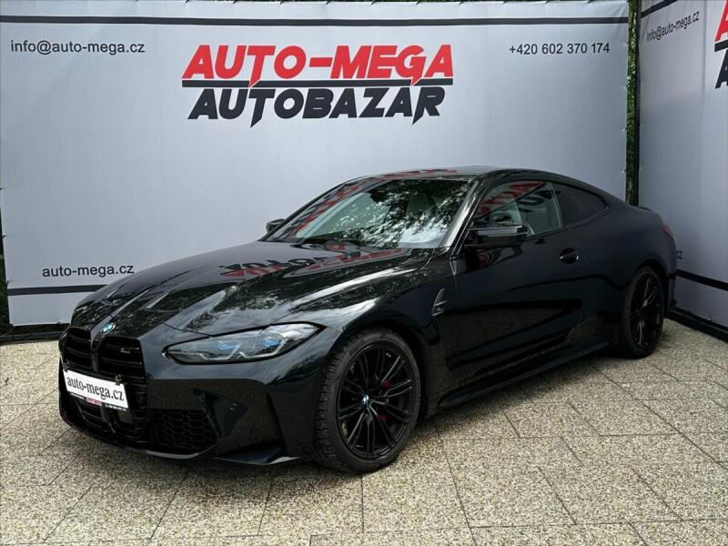 BMW M4 3,0 375kW-COMPETITION, kupé, černá metalíza, benzin, rv. 2021