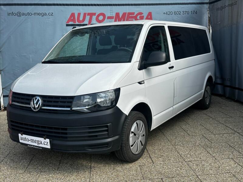Volkswagen Transporter 2,0 TDI 75kW-LONG-9 MÍST-CZ, minibus, bílá, nafta, rv. 2019