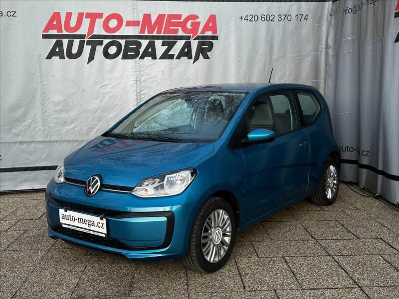 Volkswagen up! 1,0 CNG 50kW-kamera, hatchback, modrá, CNG, rv. 2020
